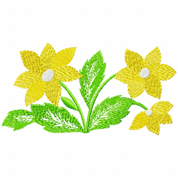 Flowers And Tree Embroidery Design 9 Flowers And Tree Embroidery Design 9